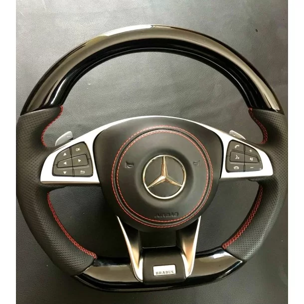  - Volant - Mercedes-Benz GLE GLC GLS C CLA W205 W166 X166 Volant Cuir Noir Piano - 1 - Achetez le volant Mercedes-Benz GLE GLC 