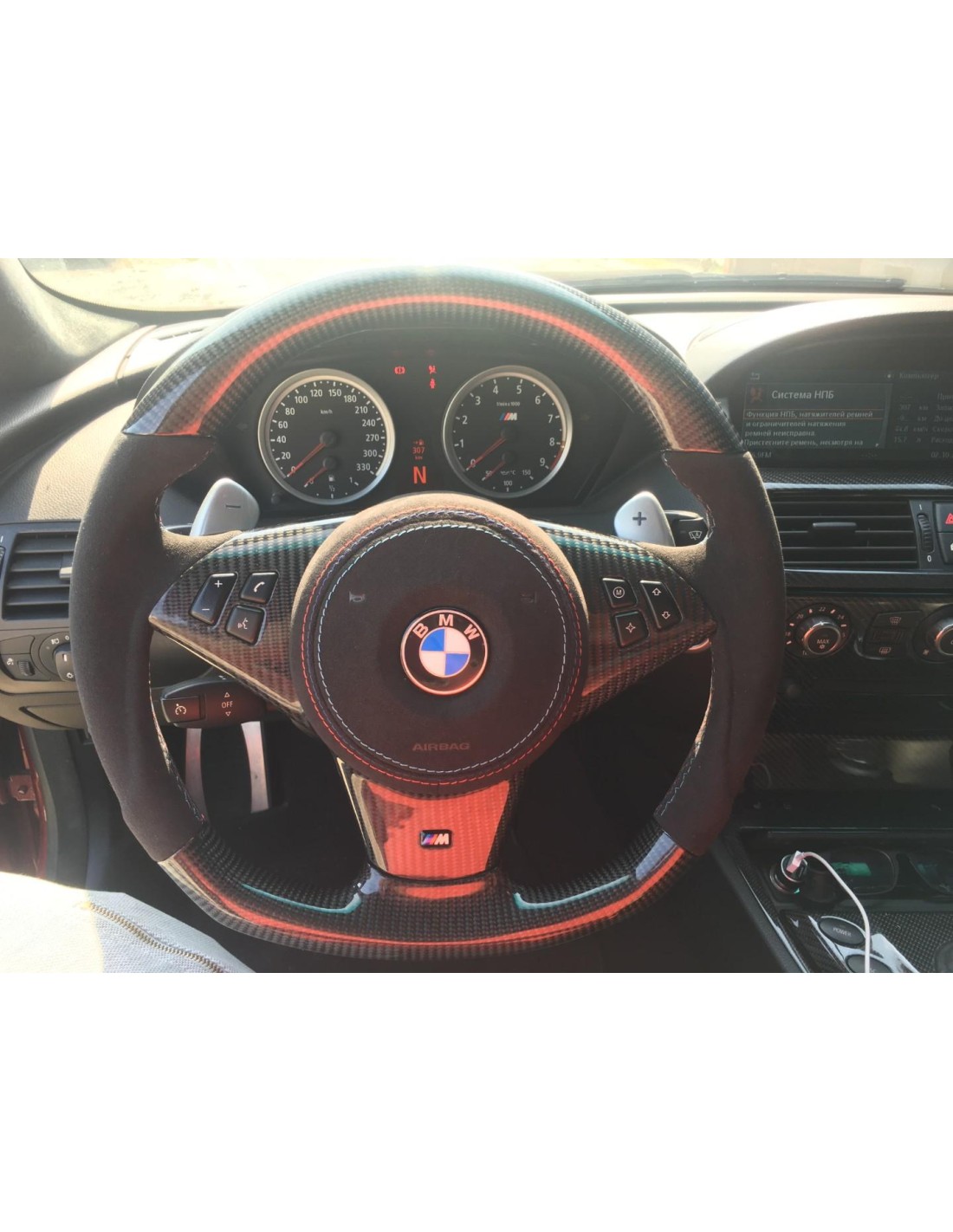 - Steering Wheels - BMW M6 E63 M5 E60 Ratt Carbon Alcantara - 1 - Uppgradera till BMW M6 E63 M5 E60 Ratt Carbon Alcantara på Tu - Steering Wheels - BMW M6 E63 M5 E60 Ratt Carbon Alcantara - 1 - Uppgradera till BMW M6 E63 M5 E60 Ratt Carbon Alcantara på Tu