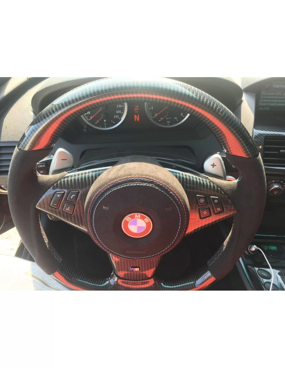 - Steering Wheels - BMW M6 E63 M5 E60 Ratt Carbon Alcantara - 10 - Uppgradera till BMW M6 E63 M5 E60 Ratt Carbon Alcantara på T - Steering Wheels - BMW M6 E63 M5 E60 Ratt Carbon Alcantara - 10 - Uppgradera till BMW M6 E63 M5 E60 Ratt Carbon Alcantara på T