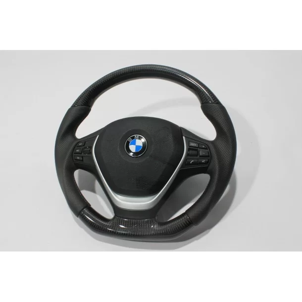  - Steering Wheels - Kierownica BMW F30 F31 F15 F16 ze skóry węglowej - 1 - Kierownica BMW F30 F31 F15 F16 ze skóry węglowej
