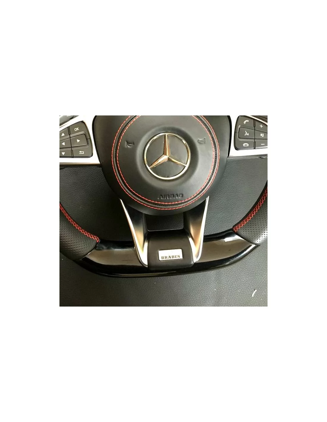  - Volant - Mercedes-Benz GLE GLC GLS C CLA W205 W166 X166 Volant Cuir Noir Piano - 3 - Achetez le volant Mercedes-Benz GLE GLC 