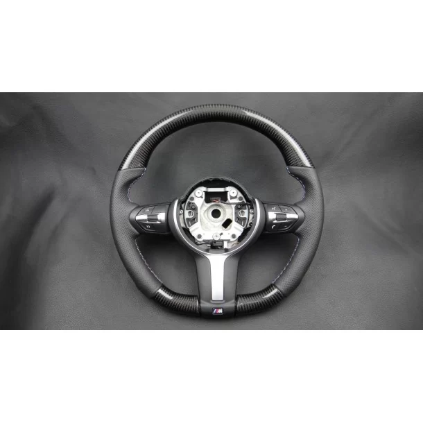  - Steering Wheels - BMW F30 F31 F15 F16 Кермо з карбонової шкіри - 1 - Купуйте карбонову шкіру керма BMW F30 F31 F15 F16 на Tun