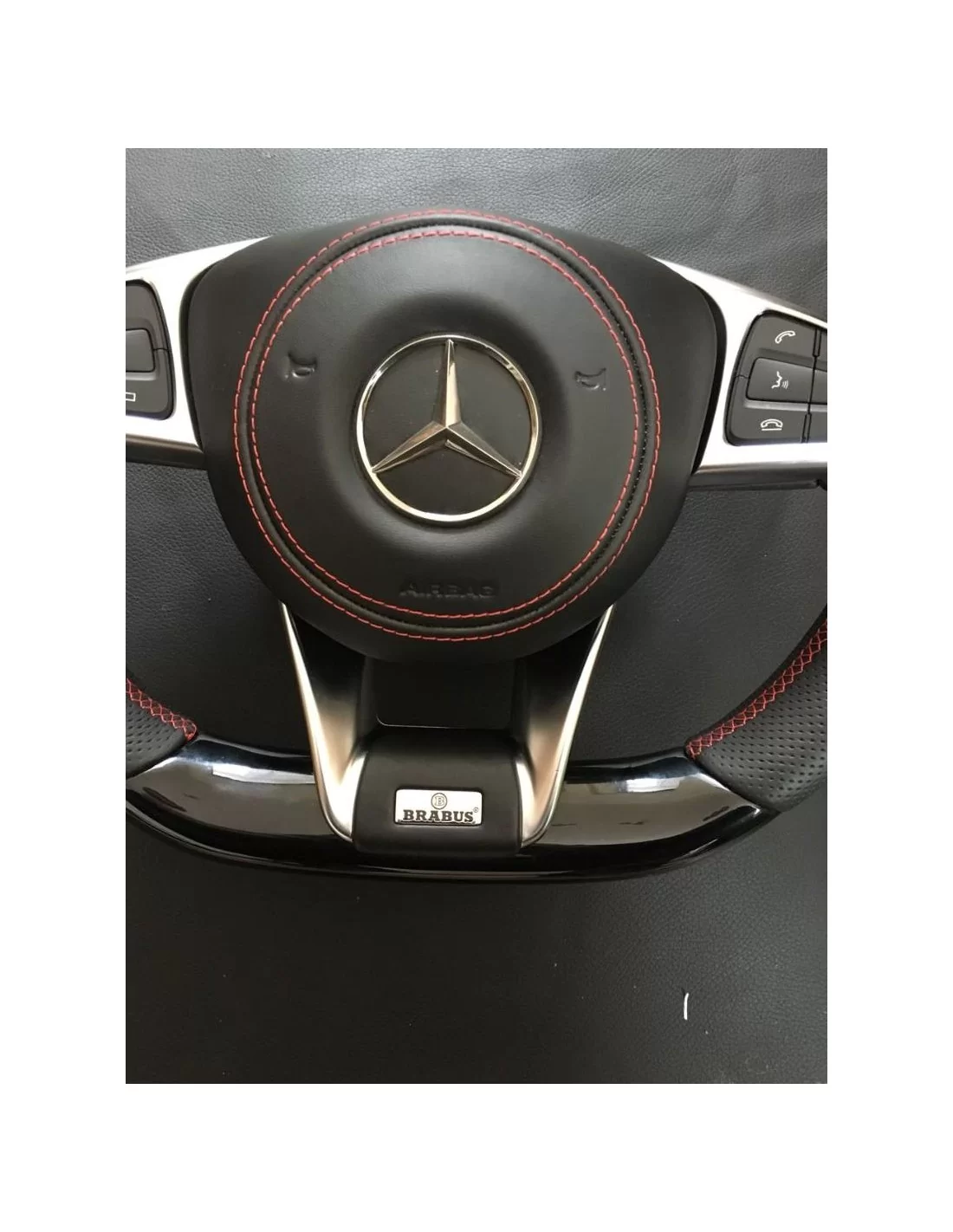  - Volant - Mercedes-Benz GLE GLC GLS C CLA W205 W166 X166 Volant Cuir Noir Piano - 6 - Achetez le volant Mercedes-Benz GLE GLC 