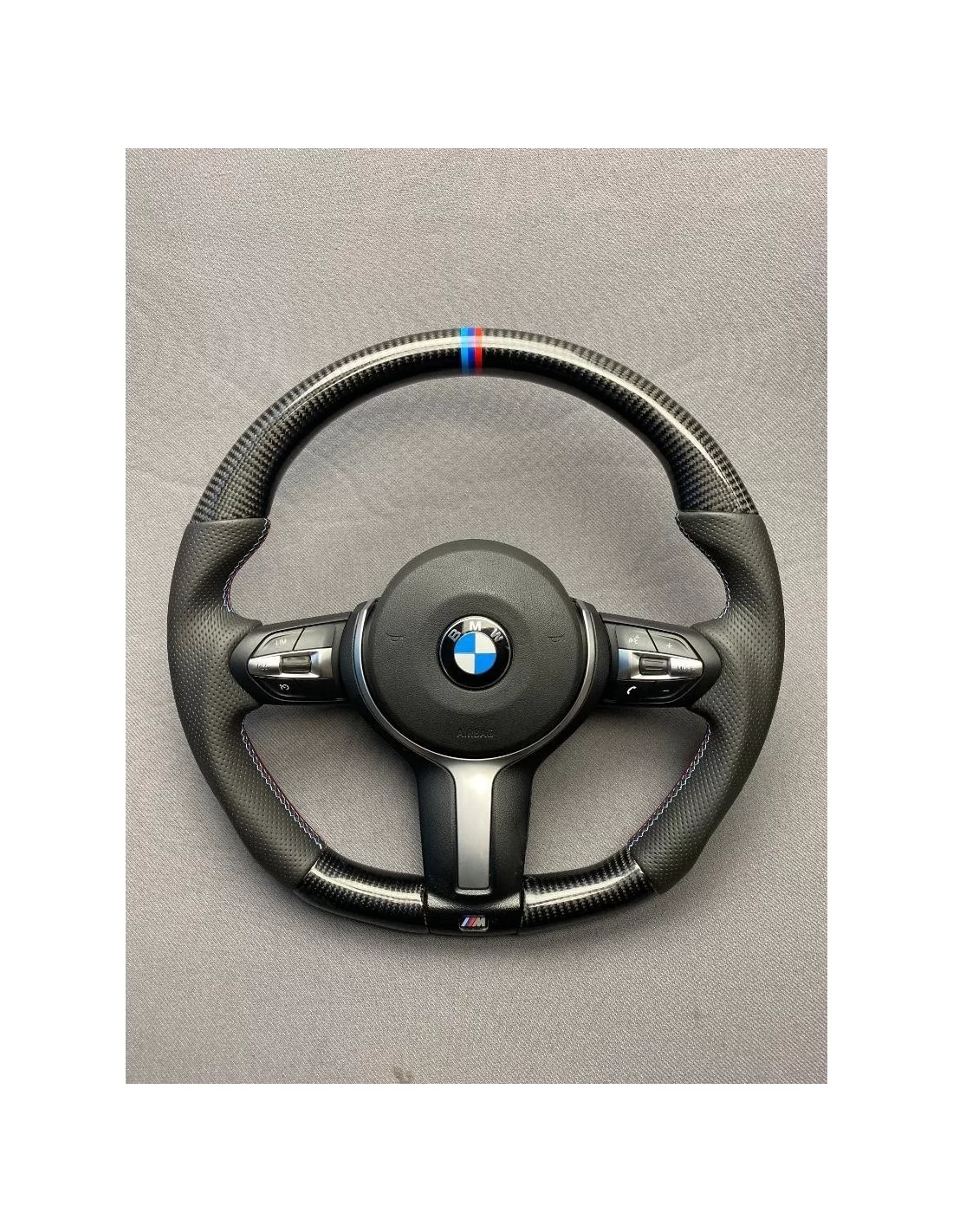  - Steering Wheels - BMW F30 F20 F22 F32 F33 X5 F15 X6 F16 Stuur Carbon Leder - 1 - Verfraai je BMW F30 F20 F22 F32 X5 F15 X6 F1