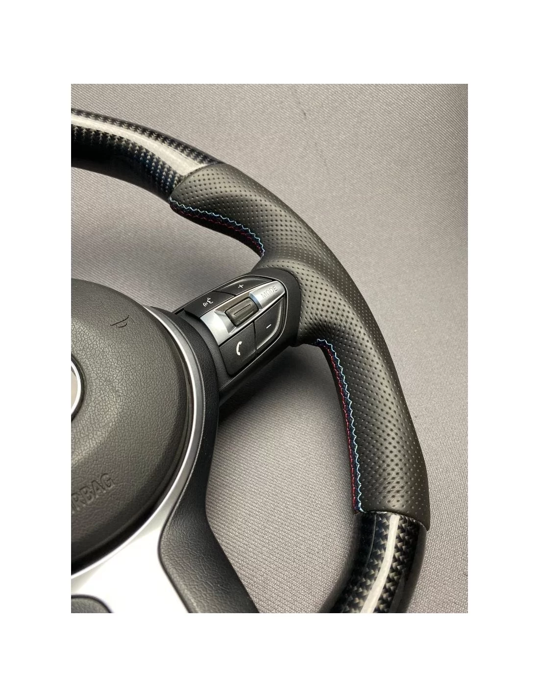  - Steering Wheels - BMW F30 F20 F22 F32 F33 X5 F15 X6 F16 Stuur Carbon Leder - 7 - Verfraai je BMW F30 F20 F22 F32 X5 F15 X6 F1