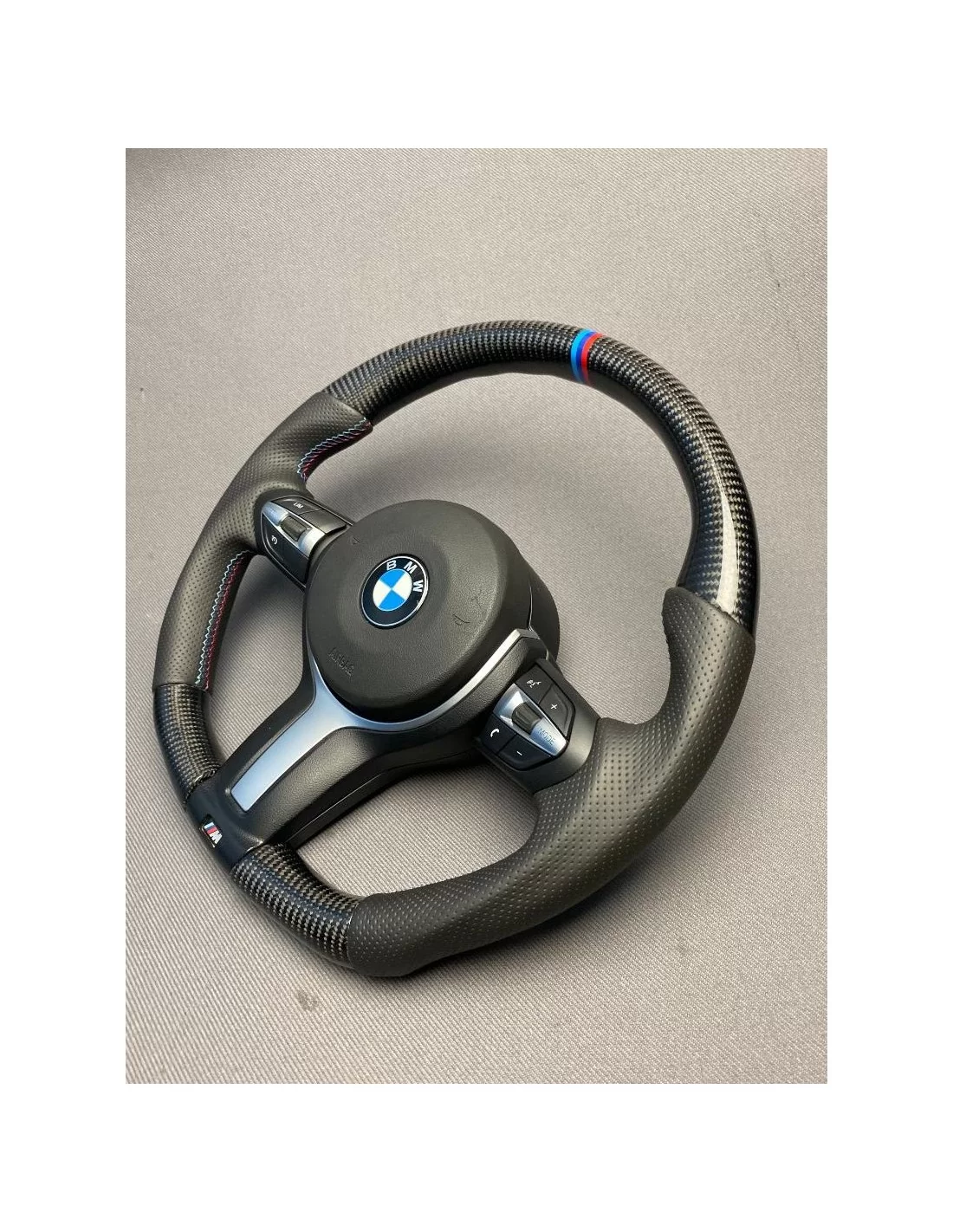  - Steering Wheels - BMW F30 F20 F22 F32 F33 X5 F15 X6 F16 Stuur Carbon Leder - 9 - Verfraai je BMW F30 F20 F22 F32 X5 F15 X6 F1