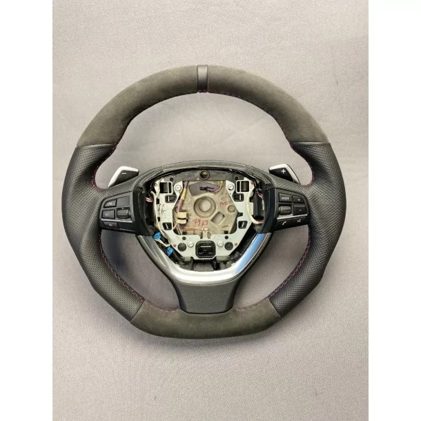  - Steering Wheels - Kierownica BMW F10 F01 Alcantara Carbon - 1 - Kierownica BMW F10 F01 Alcantara Carbon