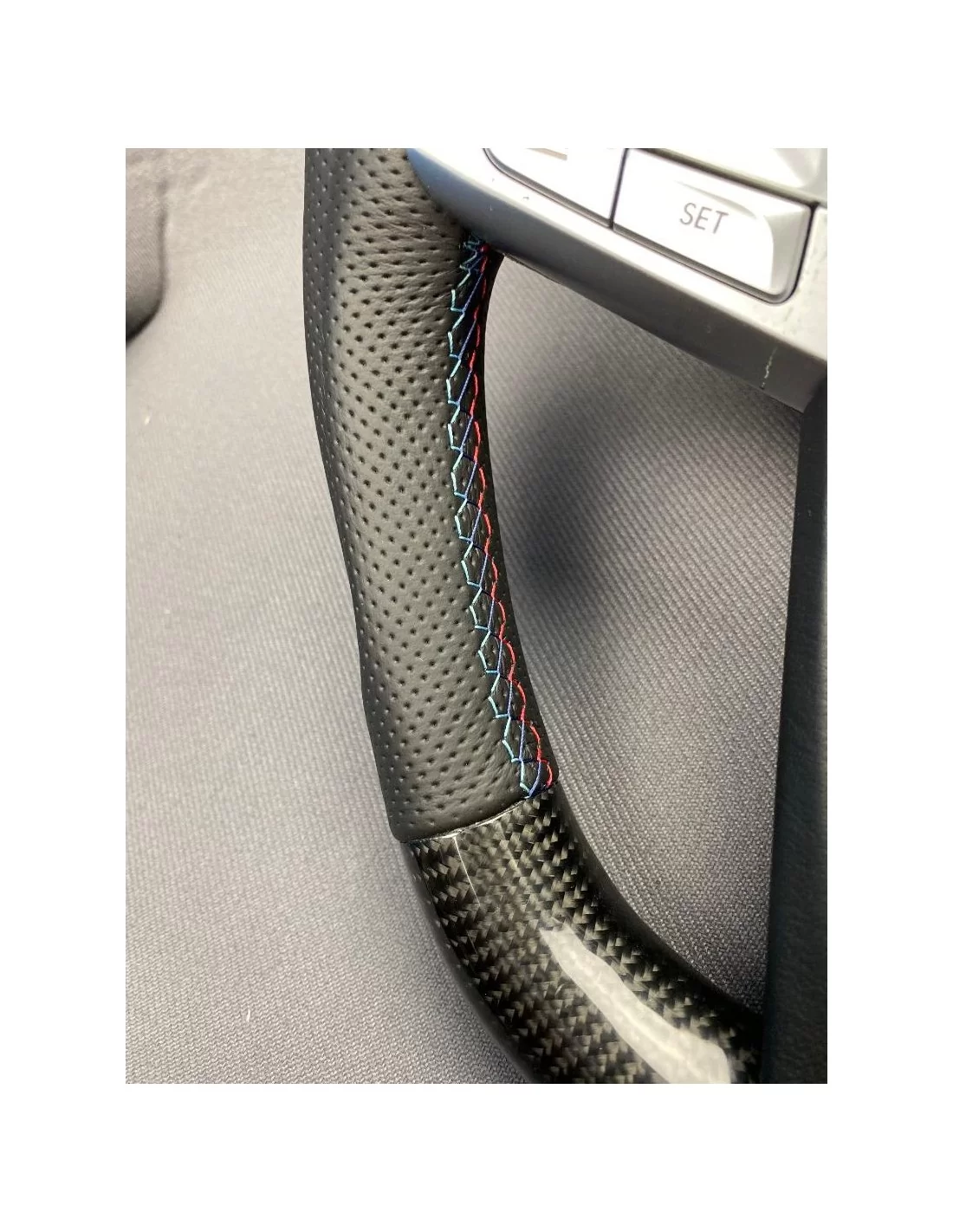  - Steering Wheels - BMW G30 G20 2003-2007 Stuur Carbon Leer - 3 - Koop het BMW G30 G20 2003-2007 Stuur Carbon Leer bij Tunevers