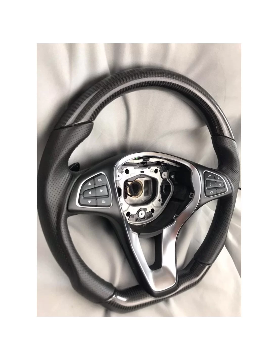 - Volante - Mercedes-Benz GLE GLC GLS C CLA W205 W292 X166 Volante Piano Negro con Cuero - 5 - Mejore su Mercedes-Benz con el v  - Volante - Mercedes-Benz GLE GLC GLS C CLA W205 W292 X166 Volante Piano Negro con Cuero - 5 - Mejore su Mercedes-Benz con el v