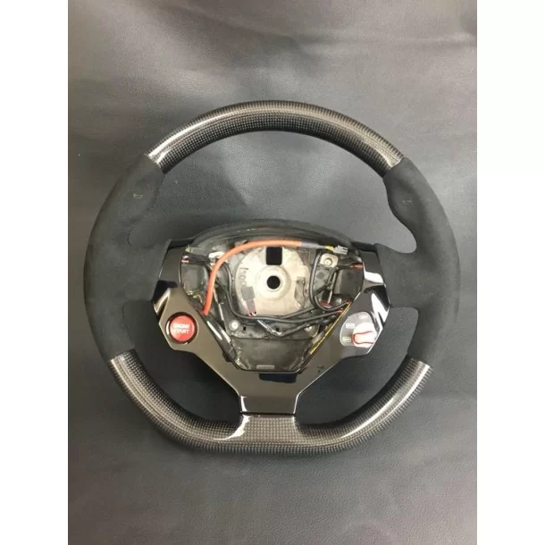  - Steering Wheels - Ferrari 458 Steering Wheel Carbon Alcantara - 1 - Upgrade your Ferrari 458 with our Carbon Alcantara Steeri