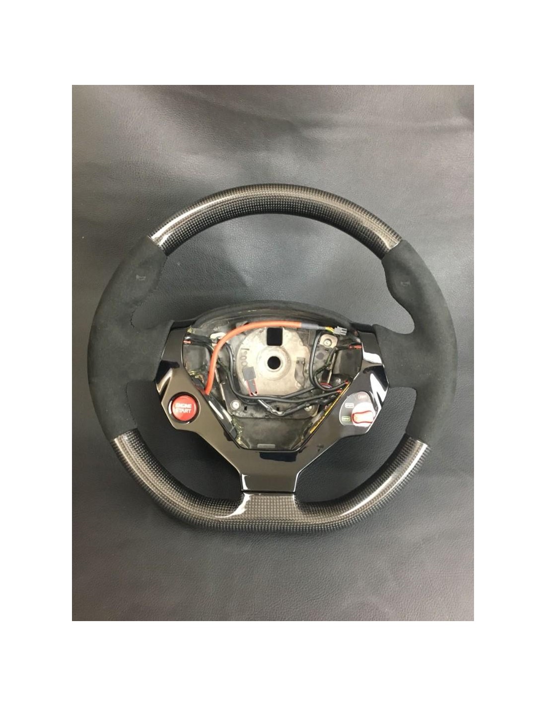  - Steering Wheels - Kierownica Ferrari 458 Carbon Alcantara - 1 - Kierownica Ferrari 458 Carbon Alcantara