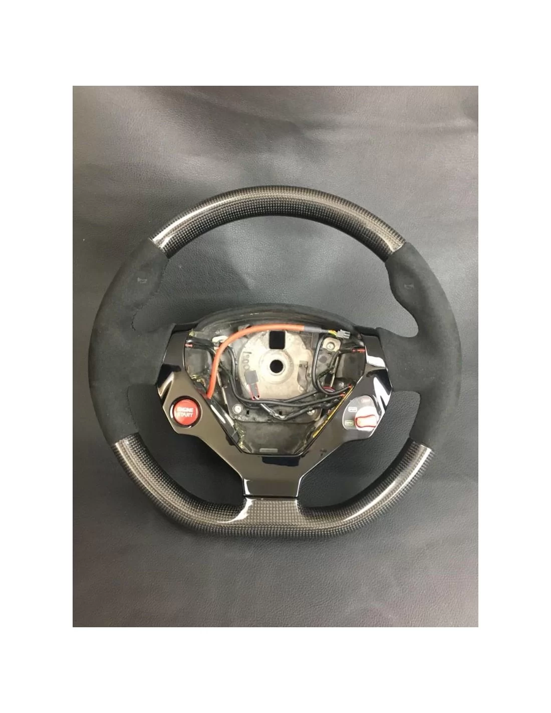  - Steering Wheels - Ferrari 458 Stuur Carbon Alcantara - 1 - Upgrade je Ferrari 458 met ons Carbon Alcantara Stuurwiel bij Tune