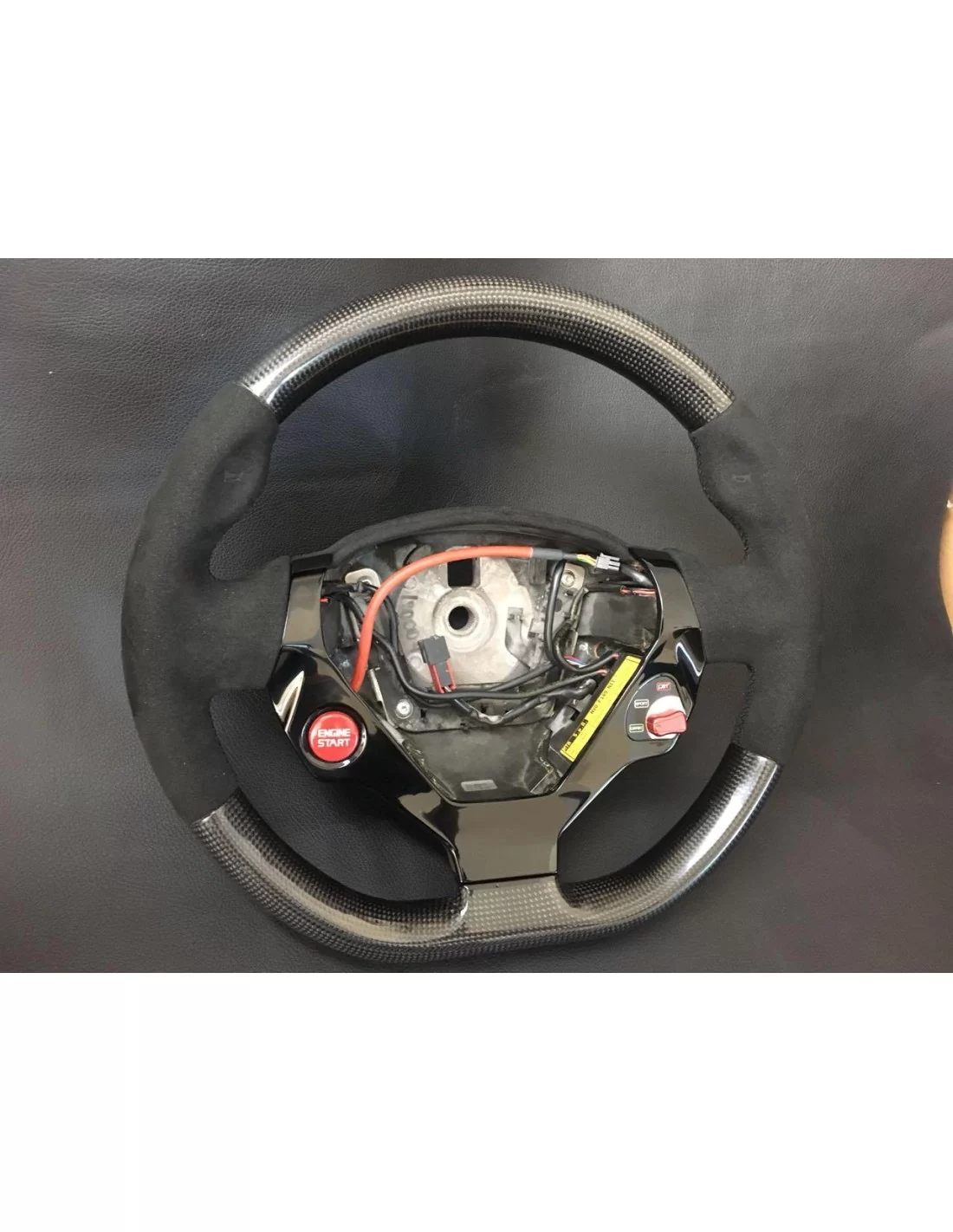 - Steering Wheels - Ferrari 458 Volante Carbono Alcantara - 6 - Melhore o seu Ferrari 458 com o nosso Volante em Carbono Alcant - Steering Wheels - Ferrari 458 Volante Carbono Alcantara - 6 - Melhore o seu Ferrari 458 com o nosso Volante em Carbono Alcant