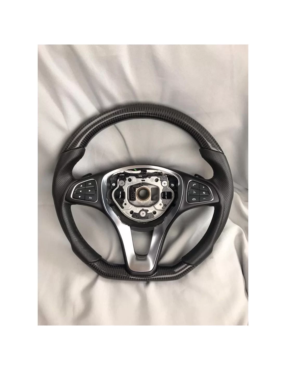 - Volante - Mercedes-Benz GLE GLC GLS C CLA W205 W292 X166 Volante Piano Negro con Cuero - 8 - Mejore su Mercedes-Benz con el v  - Volante - Mercedes-Benz GLE GLC GLS C CLA W205 W292 X166 Volante Piano Negro con Cuero - 8 - Mejore su Mercedes-Benz con el v