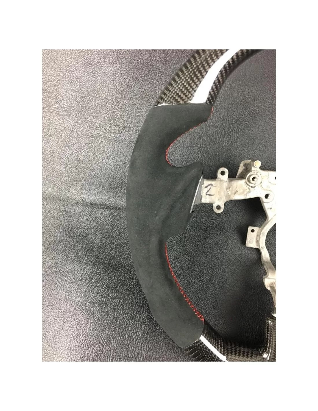  - Steering Wheels - 日産 GT-R ステアリングホイール カーボンアルカンターラ - 2 - Steering Wheels 日産 GT-R ステアリングホイール カーボンアルカンターラ