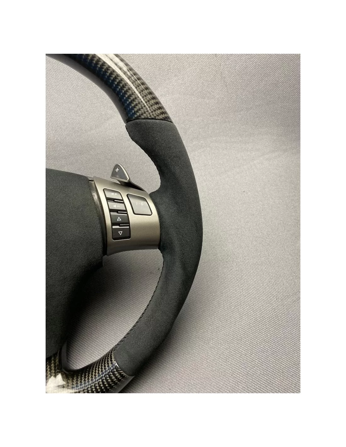 - Steering Wheels - Chevrolet Corvette С6 Steering Wheel Carbon Alcantara - 2 - Transform your driving experience with the Chev  - Steering Wheels - Chevrolet Corvette С6 Steering Wheel Carbon Alcantara - 2 - Transform your driving experience with the Chev