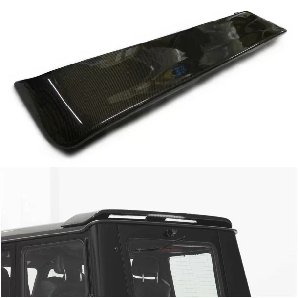  - Mercedes-Benz - Spoiler de tejadilho traseiro BRABUS em fibra de carbono com luz de stop para Mercedes-Benz W463 G-Wagon - 1 