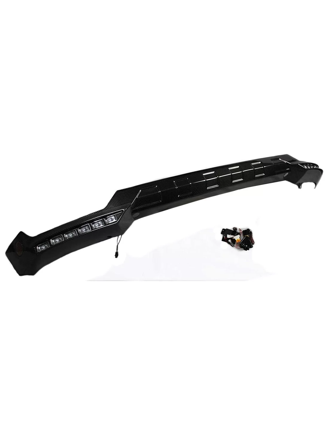  - Mercedes Benz - Spoiler przedniego zderzaka AMG z włókna węglowego z diodami LED dla Mercedes-Benz Klasy G W463 - 8 - Ulepsz 