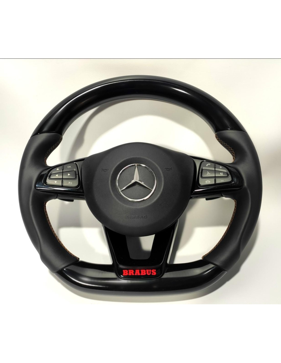 - Volante - Mercedes-Benz GLE GLC GLS C CLA W205 W166 X166 Volante Piano Negro Cuero - 1 - Mejore su Mercedes-Benz con el volan - Volante - Mercedes-Benz GLE GLC GLS C CLA W205 W166 X166 Volante Piano Negro Cuero - 1 - Mejore su Mercedes-Benz con el volan
