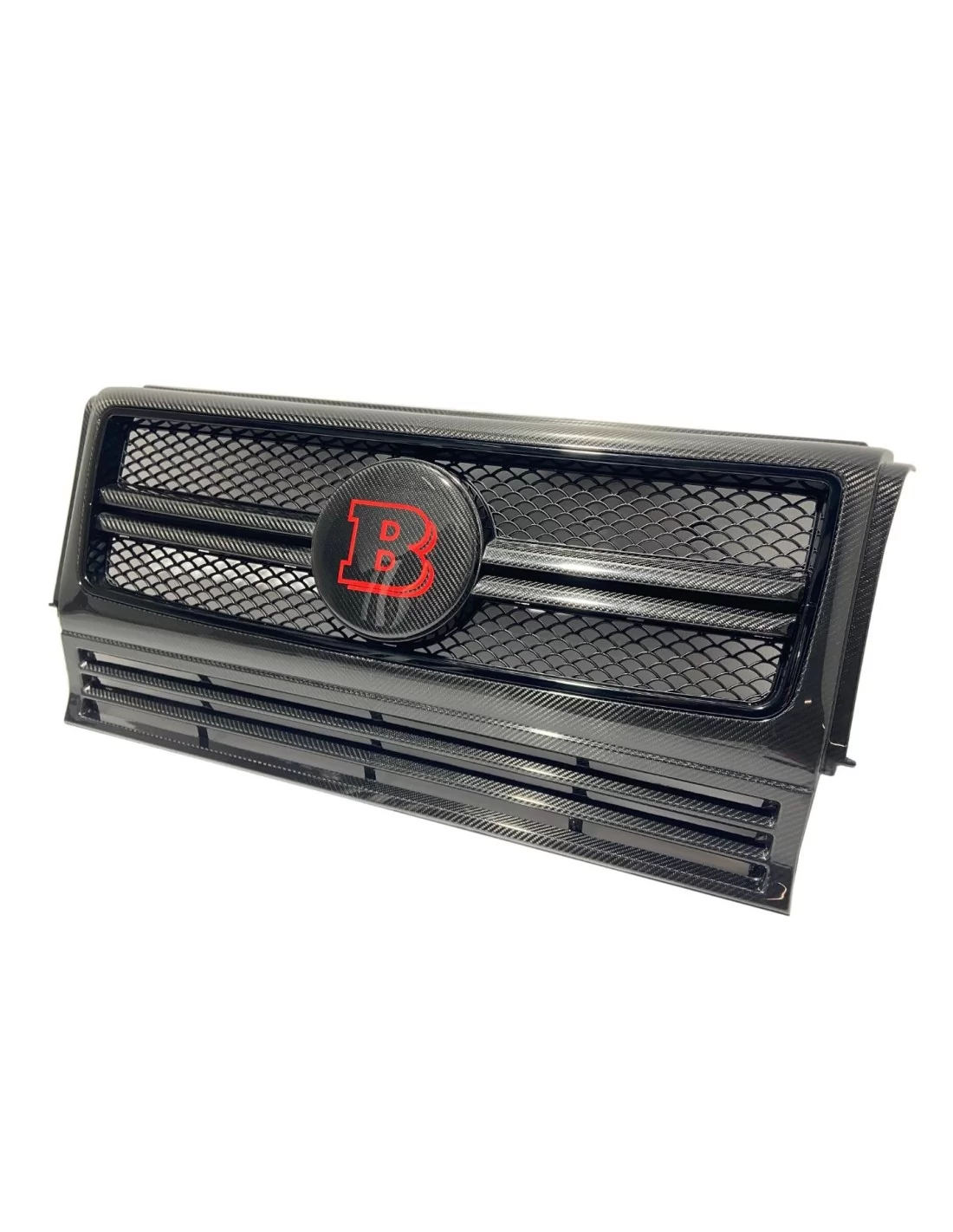 - logo & Emblems - Grille de calandre en fibre de carbone logo Brabus pour Mercedes-Benz G-Wagon Classe G W463 - 2 - Améliorez - logo & Emblems - Grille de calandre en fibre de carbone logo Brabus pour Mercedes-Benz G-Wagon Classe G W463 - 2 - Améliorez