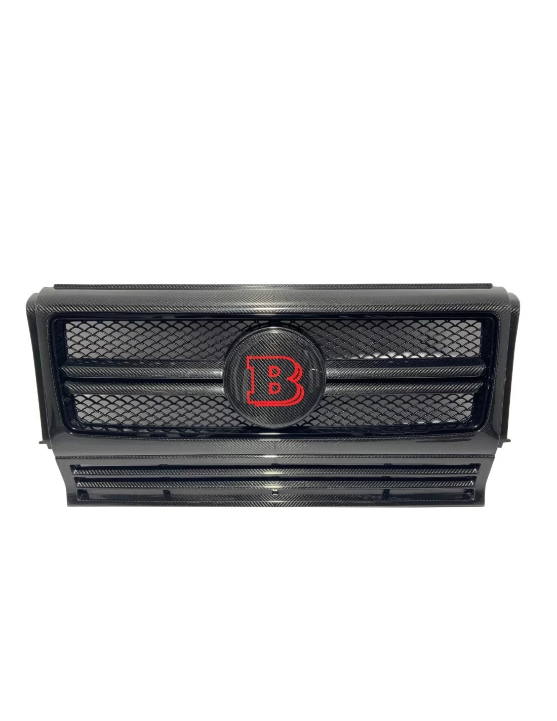 - logo & Emblems - Grille de calandre en fibre de carbone logo Brabus pour Mercedes-Benz G-Wagon Classe G W463 - 3 - Améliorez - logo & Emblems - Grille de calandre en fibre de carbone logo Brabus pour Mercedes-Benz G-Wagon Classe G W463 - 3 - Améliorez