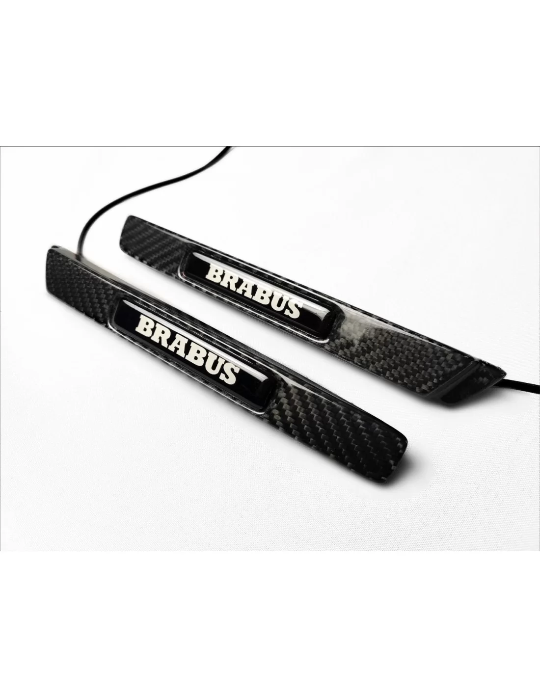 - Logos & Emblems - Carbon fiber Brabus Widestar led illuminated fenders side insertions Mercedes G-Class W463 - 3 - Enhance yo - Logos & Emblems - Carbon fiber Brabus Widestar led illuminated fenders side insertions Mercedes G-Class W463 - 3 - Enhance yo