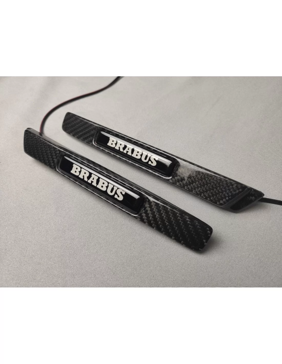 - Logos & Emblems - Carbon fiber Brabus Widestar led illuminated fenders side insertions Mercedes G-Class W463 - 5 - Enhance yo - Logos & Emblems - Carbon fiber Brabus Widestar led illuminated fenders side insertions Mercedes G-Class W463 - 5 - Enhance yo