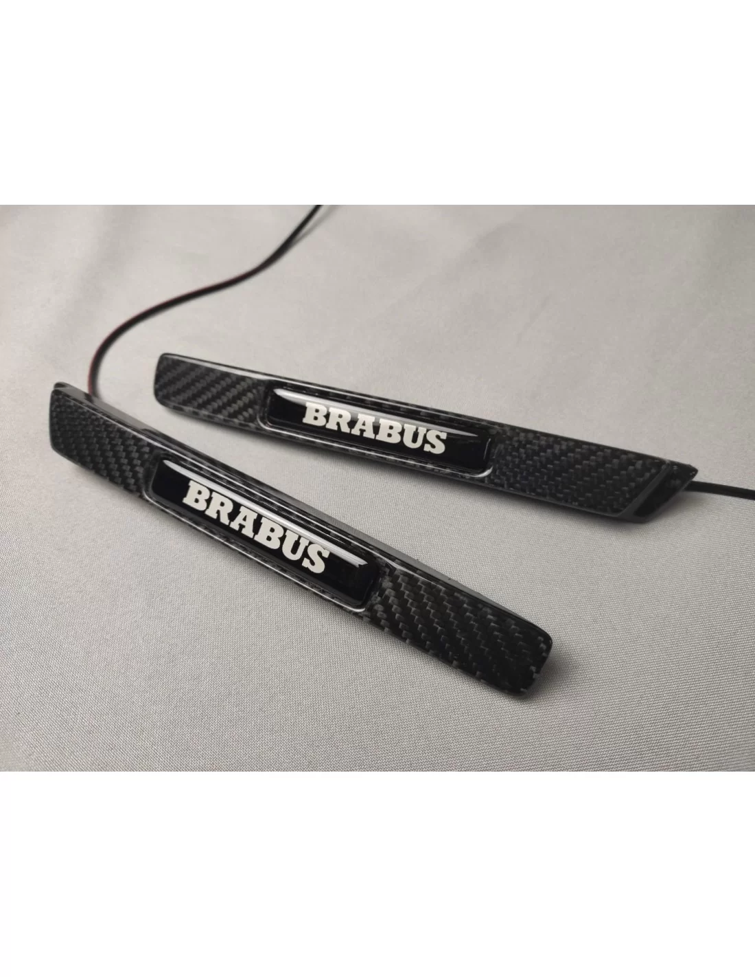 - Logos & Emblems - Carbon fiber Brabus Widestar led illuminated fenders side insertions Mercedes G-Class W463 - 6 - Enhance yo - Logos & Emblems - Carbon fiber Brabus Widestar led illuminated fenders side insertions Mercedes G-Class W463 - 6 - Enhance yo