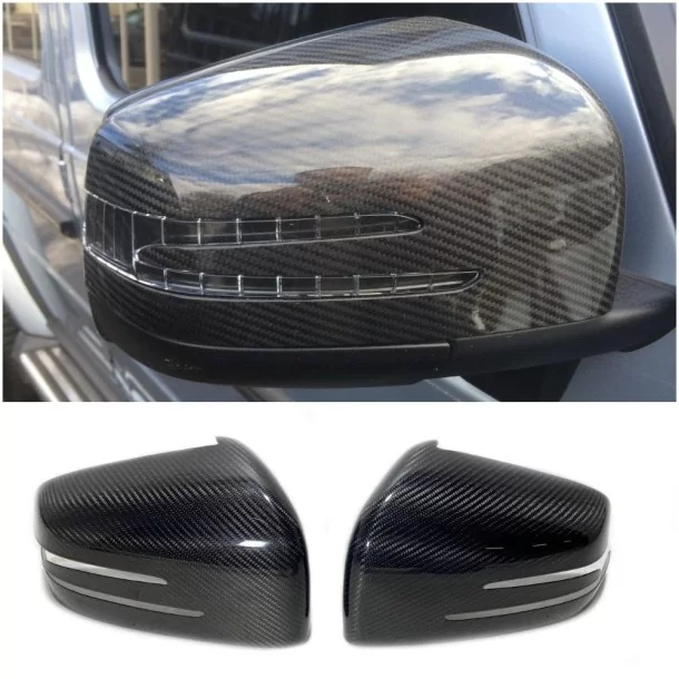 Copri specchietti laterali in fibra di carbonio per Mercedes-Benz G-Wagon Classe C W463 W205 Mercedes Benz, G Class W463, Body P