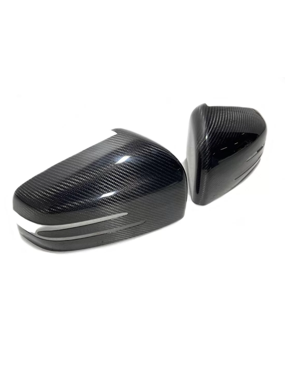 Cobertura dos Espelhos Laterais em Fibra de Carbono para Mercedes-Benz G-Wagon Classe C W463 W205 Mercedes-Benz, Mercedes-Benz G