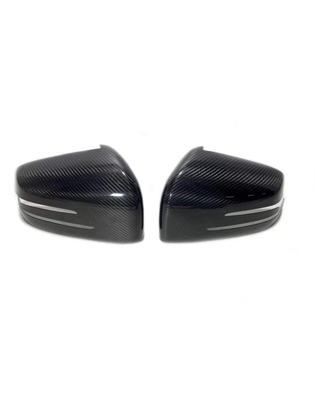 Cobertura dos Espelhos Laterais em Fibra de Carbono para Mercedes-Benz G-Wagon Classe C W463 W205 Mercedes-Benz, Mercedes-Benz G