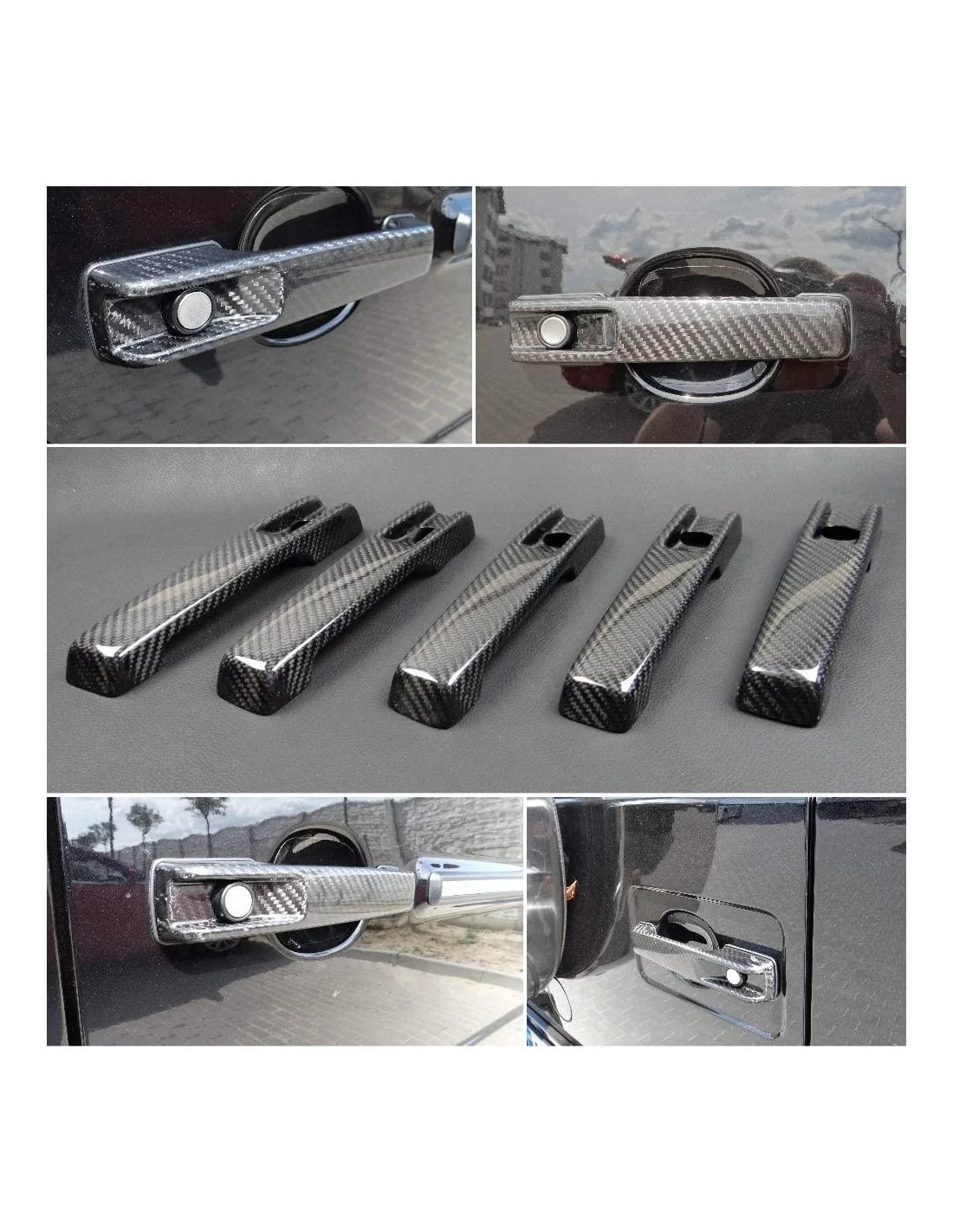 - Mercedes-Benz - Carbon fiber Brabus door handles covers for Mercedes-Benz W463 G-Class - 1 - Upgrade your Mercedes-Benz W463 - Mercedes-Benz - Carbon fiber Brabus door handles covers for Mercedes-Benz W463 G-Class - 1 - Upgrade your Mercedes-Benz W463