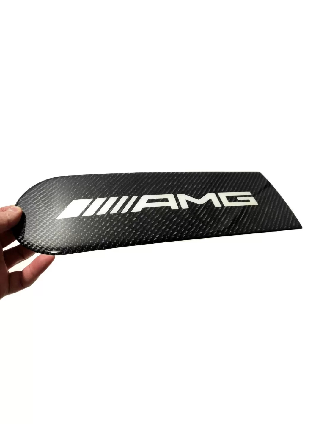  - logo & Emblems - Enjoliveur de roue de secours arrière en fibre de carbone emblème logo AMG pour Mercedes-Benz W463 G-Class G