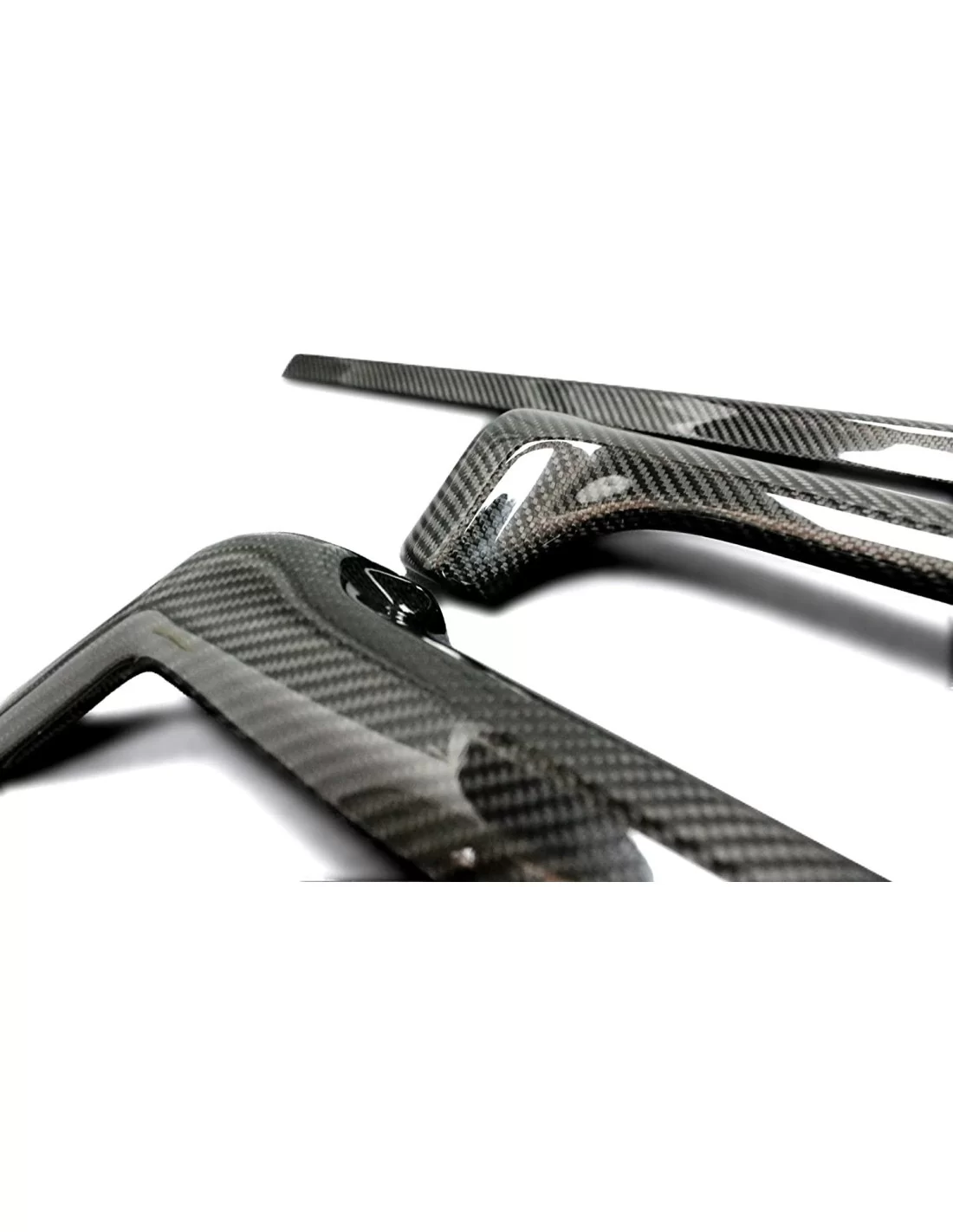 - Mercedes Benz - Telaio del finestrino anteriore in fibra di carbonio Coperture (montante A) per Mercedes-Benz Classe G W463 -  - Mercedes Benz - Telaio del finestrino anteriore in fibra di carbonio Coperture (montante A) per Mercedes-Benz Classe G W463 -