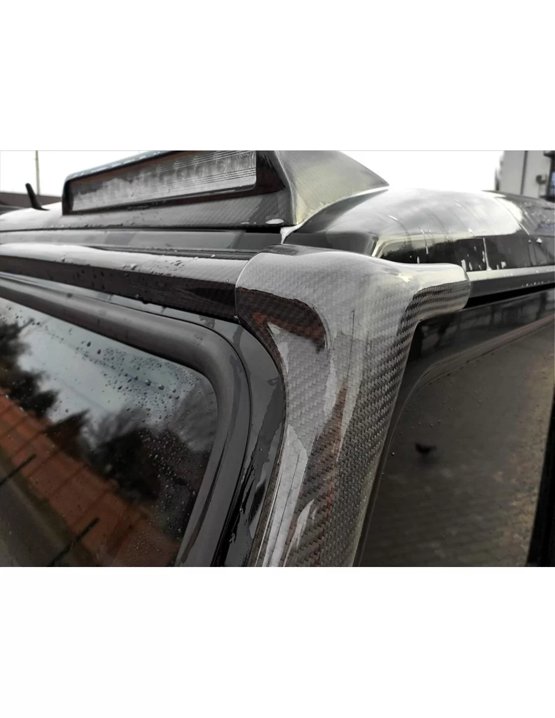 - Mercedes Benz - Telaio del finestrino anteriore in fibra di carbonio Coperture (montante A) per Mercedes-Benz Classe G W463 -  - Mercedes Benz - Telaio del finestrino anteriore in fibra di carbonio Coperture (montante A) per Mercedes-Benz Classe G W463 -