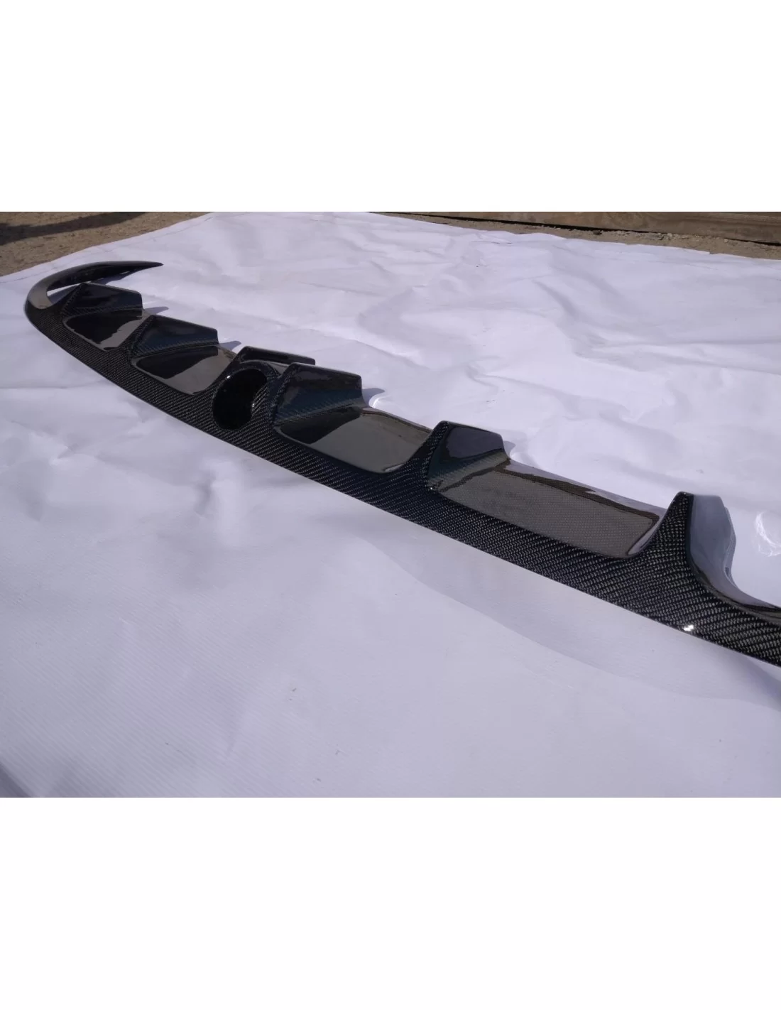  - Mercedes Benz - Mercedes-Benz Classe CLS W219 Diffusore paraurti posteriore in carbonio - 6 - Migliorate la vostra Mercedes C