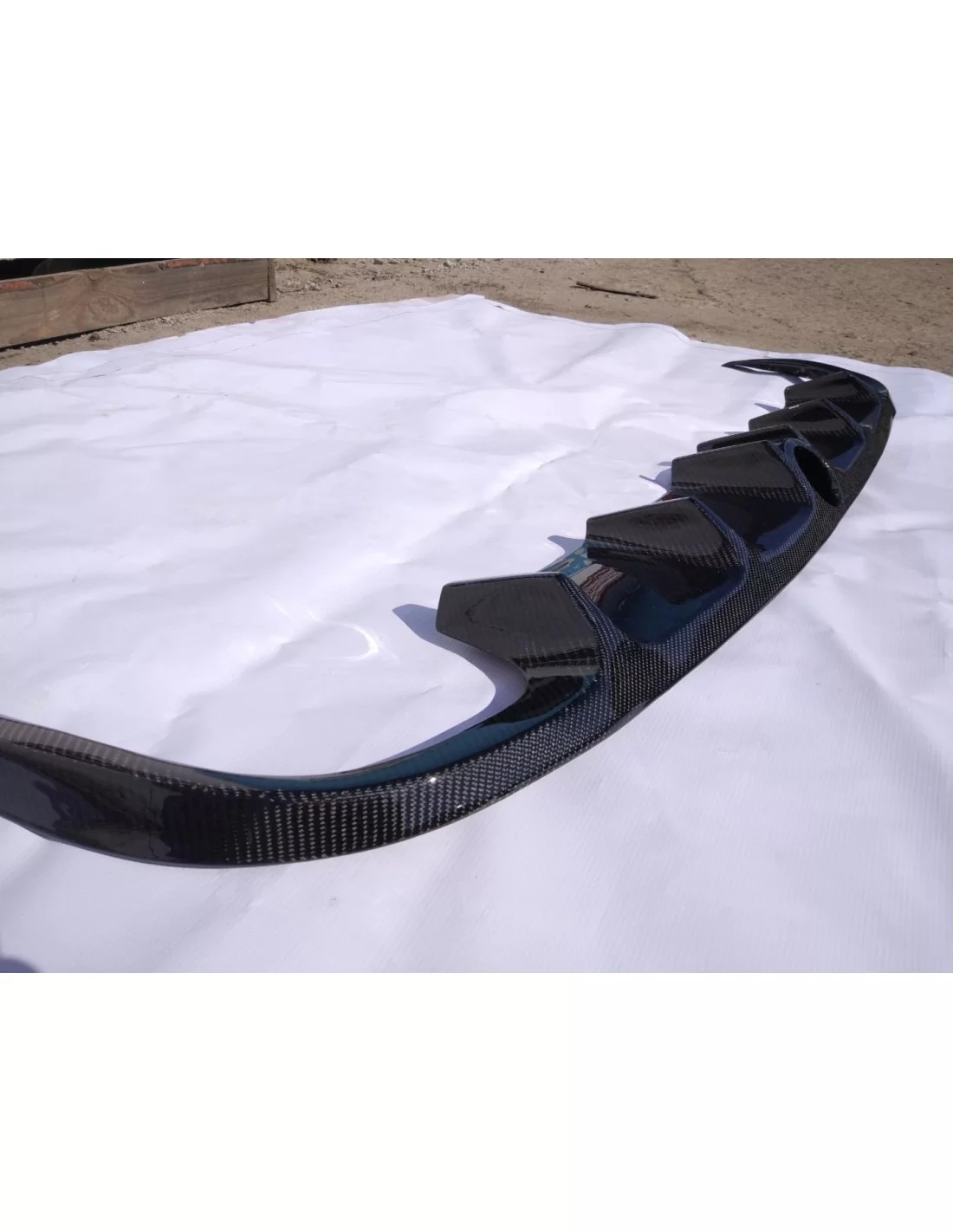  - Mercedes Benz - Mercedes-Benz Classe CLS W219 Diffusore paraurti posteriore in carbonio - 8 - Migliorate la vostra Mercedes C