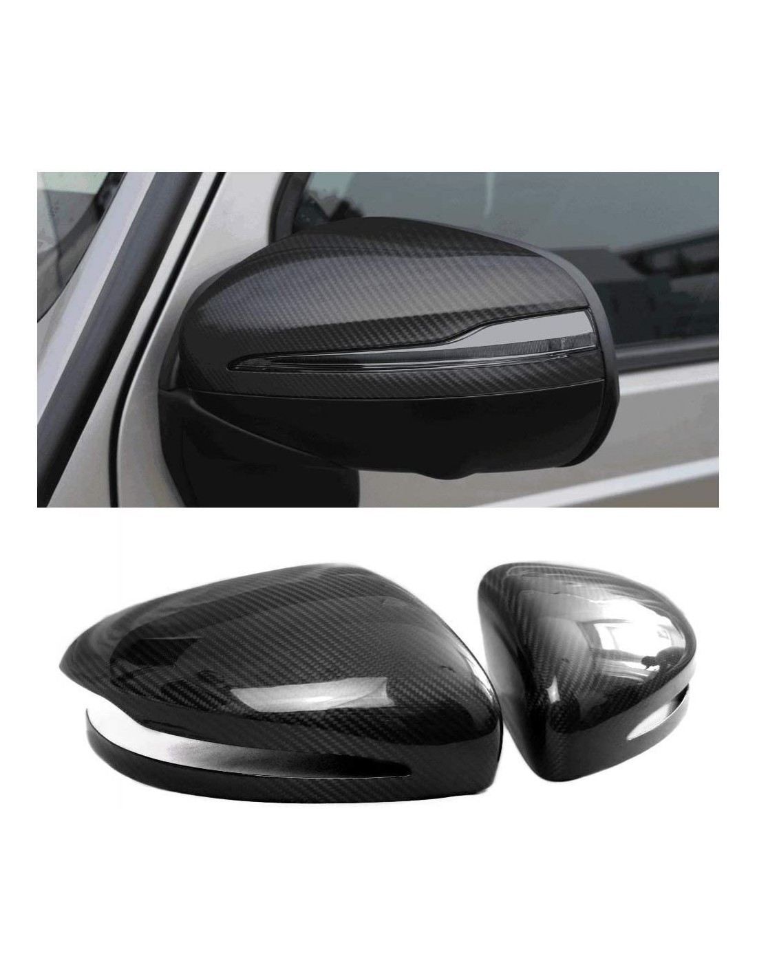 Copri specchietti in fibra di carbonio per Mercedes-Benz Classe G W463A Mercedes Benz, G Class W463A, Body Parts, Decorative and Copri specchietti in fibra di carbonio per Mercedes-Benz Classe G W463A Mercedes Benz, G Class W463A, Body Parts, Decorative and