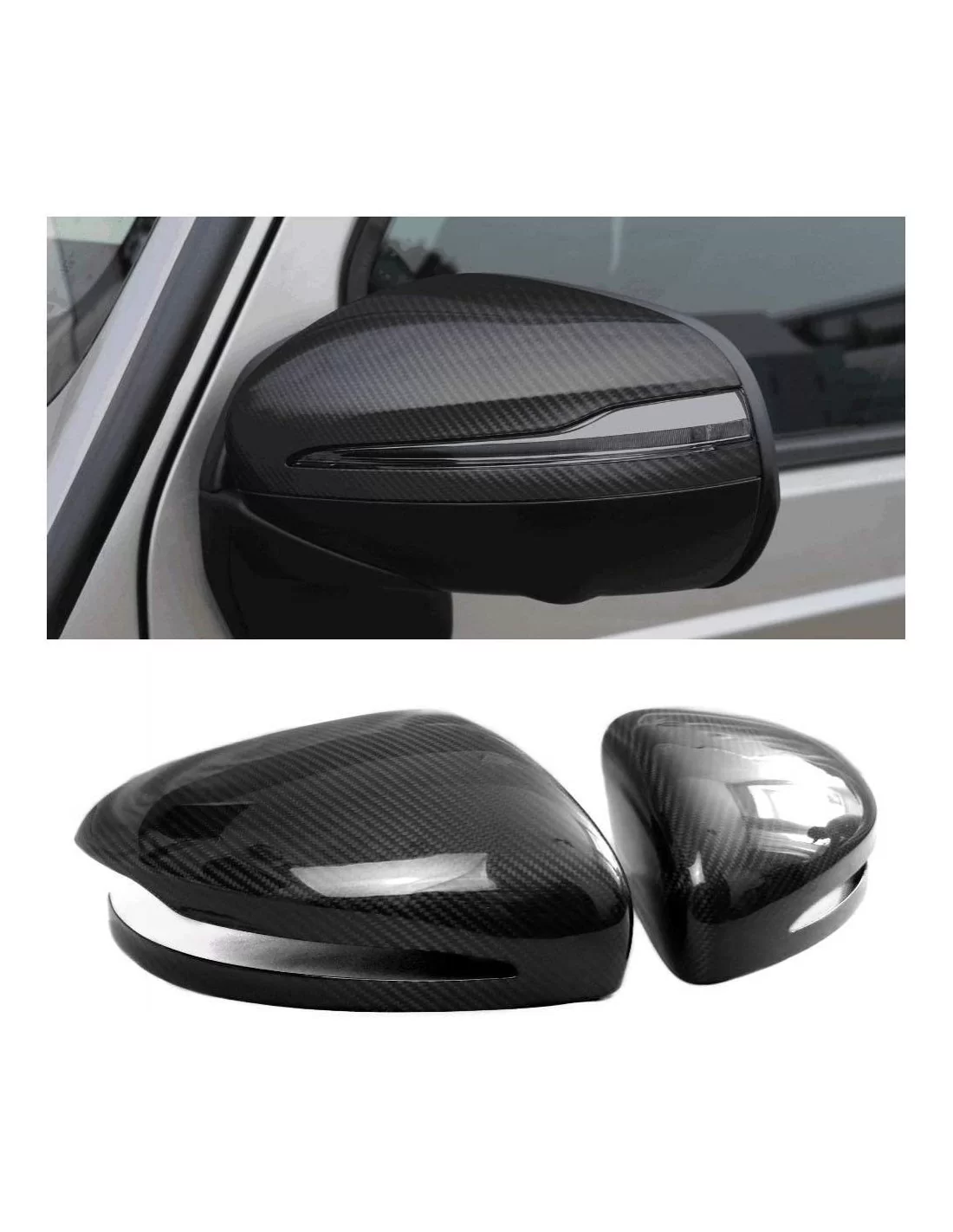 Copri specchietti in fibra di carbonio per Mercedes-Benz Classe G W463A Mercedes Benz, G Class W463A, Body Parts, Decorative and Copri specchietti in fibra di carbonio per Mercedes-Benz Classe G W463A Mercedes Benz, G Class W463A, Body Parts, Decorative and