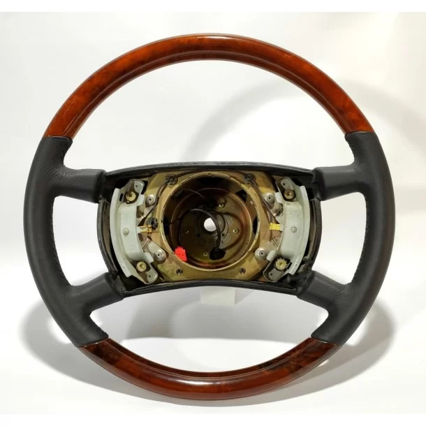  - Steering Wheels - Oryginalna drewniana kierownica Mercedes-Benz W126 S126 W124 W201 - 1 - Oryginalna drewniana kierownica Mer