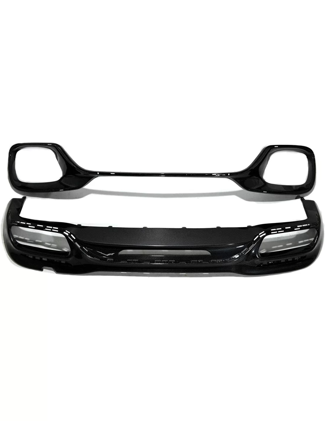  - Mercedes-Benz - Mercedes-Benz S-klass W222 Facelift Carbon bakre främre stötfångare diffusorer läppsats - 3 - Köp Mercedes W2