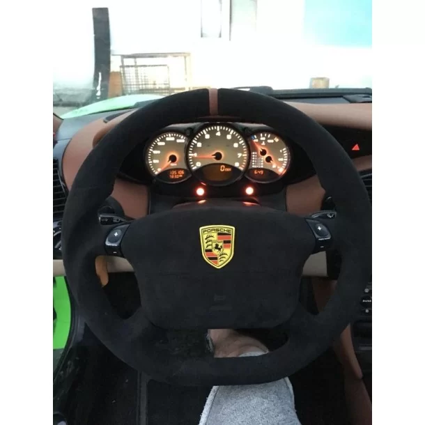  - Steering Wheels - Porsche Boxster 986 Volante Alcantara - 1 - Eleve o seu Porsche Boxster 986 com o nosso volante premium em 