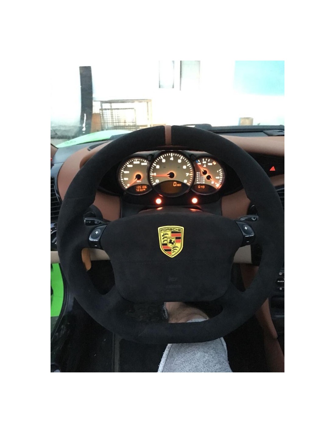  - Steering Wheels - Porsche Boxster 986 Кермо з алькантари - 1 - Підніміть свій Porsche Boxster 986 з нашим преміальним кермом 