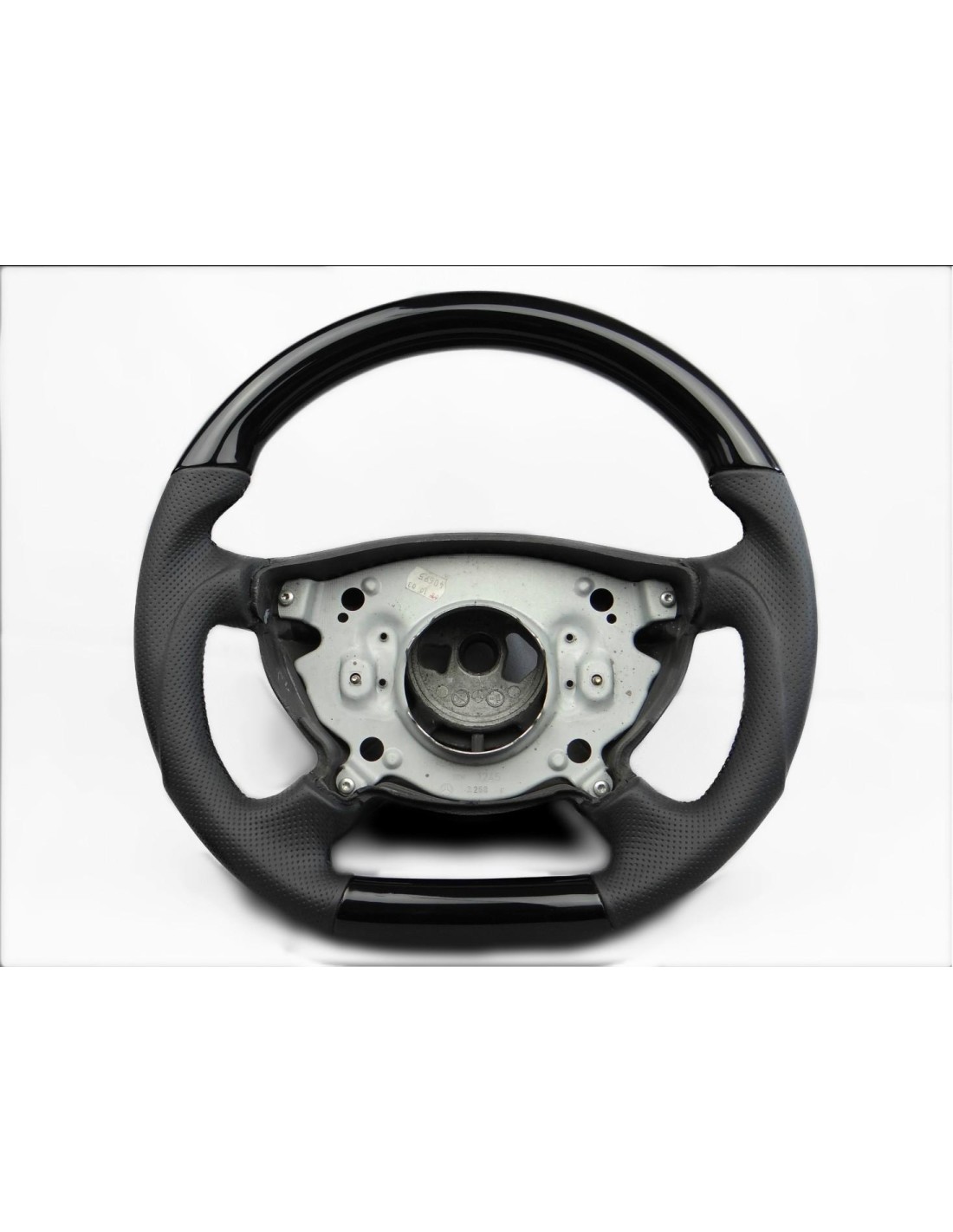  - Steering Wheels - 梅赛德斯-奔驰 G CLK E CLS 级 W209 W211 W219 W463 黑色真皮方向盘 - 1 - 这款优雅的黑色真皮方向盘适用于 G、CLK、E 和 CLS 级车型 W209、W211、W219 和 