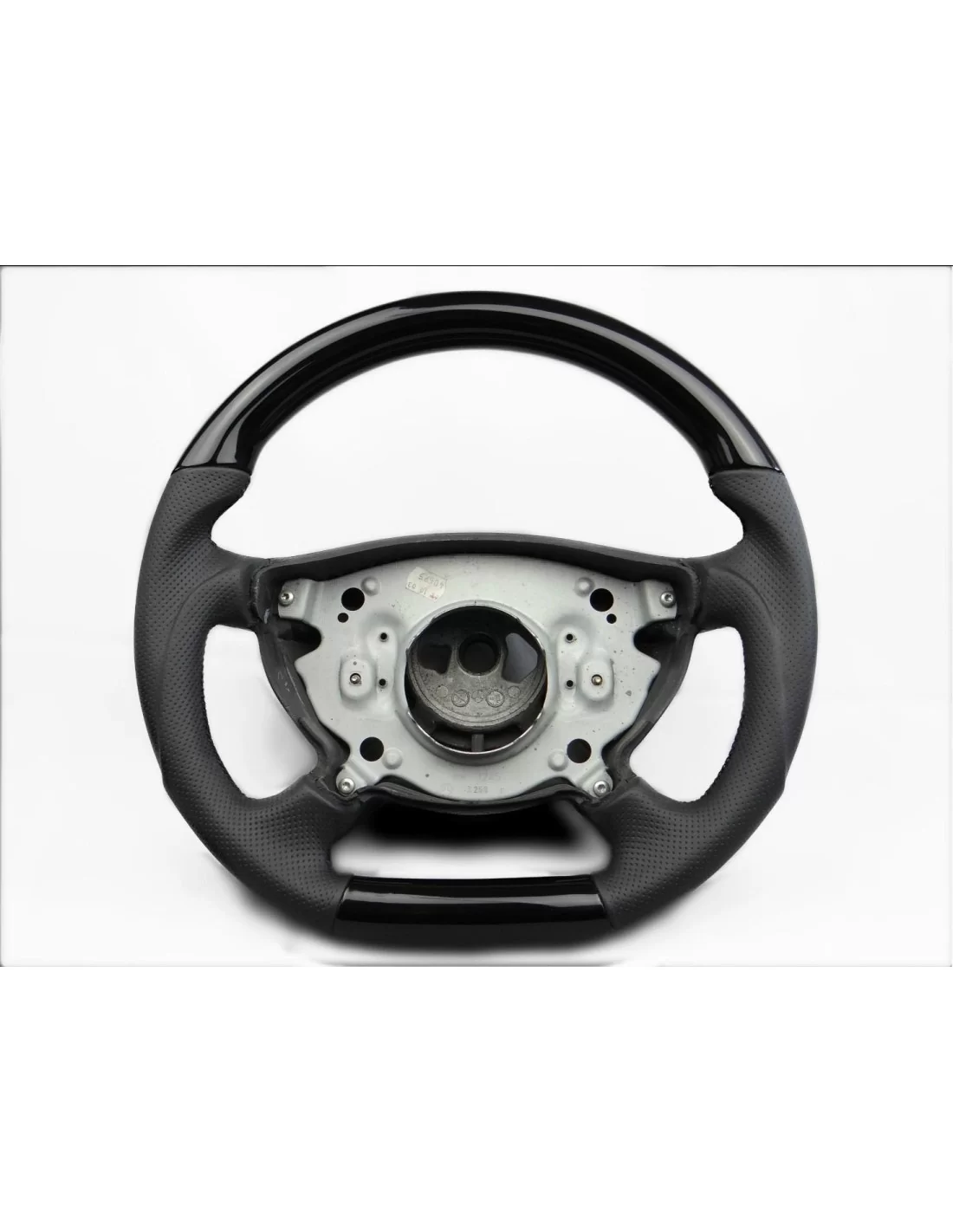  - Steering Wheels - Mercedes-Benz G CLK E CLS-Klasse W209 W211 W219 W463 Stuur Zwart Leder - 1 - Upgrade uw Mercedes-Benz met d