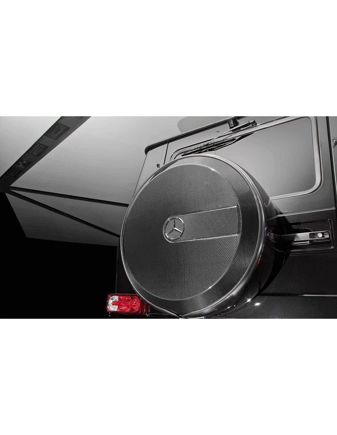 - Mercedes Benz - Osłona tylnego koła zapasowego z włókna węglowego dla Mercedes-Benz W463 G-Wagon - 2 - Chroń i popraw wygląd - Mercedes Benz - Osłona tylnego koła zapasowego z włókna węglowego dla Mercedes-Benz W463 G-Wagon - 2 - Chroń i popraw wygląd