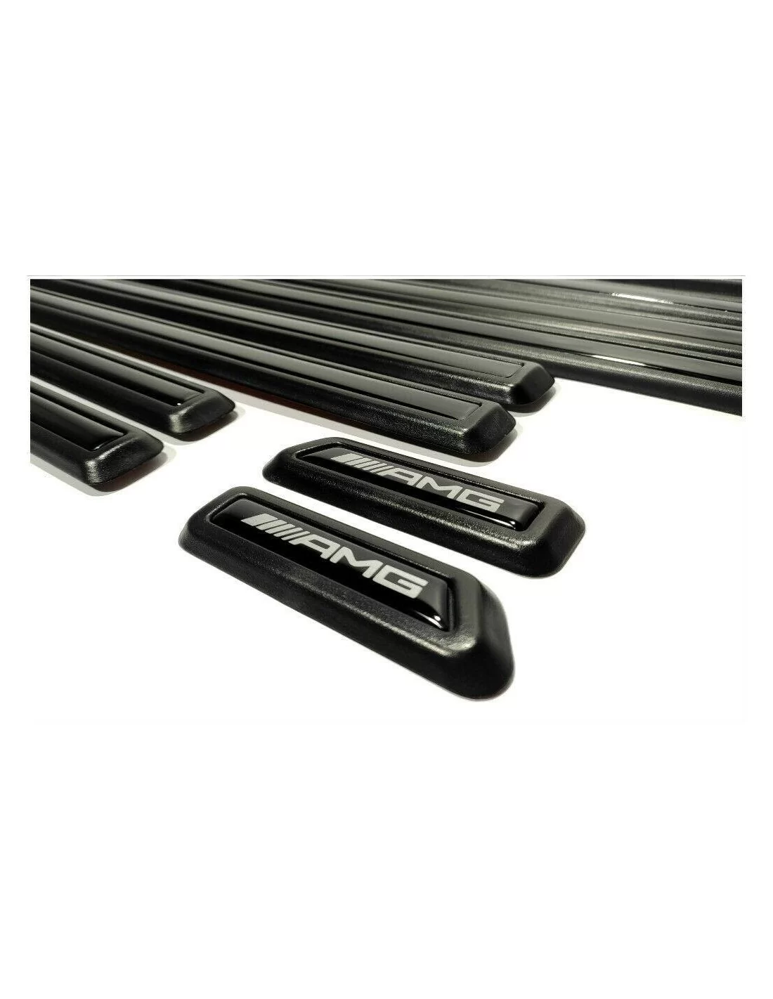  - Mercedes Benz - AMG Zierleisten Einsätze schwarz glänzend für Mercedes-Benz G-Klasse W463A W464 10er Set - 8 - AMG Zierleiste