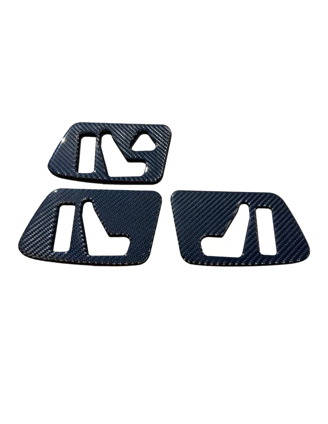  - Mercedes Benz - Fibra de carbono paneles laterales de las puertas interiores botones cubre para Mercedes-Benz G-Wagon W463 - 