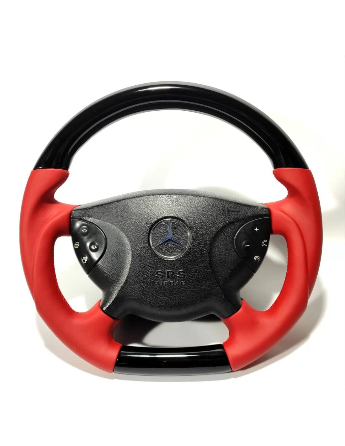 - Steering Wheels - Mercedes-Benz G CLK E CLS SL клас W209 W211 W219 W463 Кермо карбоновий червоний Шкіра - 1 - Купуйте кермо M - Steering Wheels - Mercedes-Benz G CLK E CLS SL клас W209 W211 W219 W463 Кермо карбоновий червоний Шкіра - 1 - Купуйте кермо M