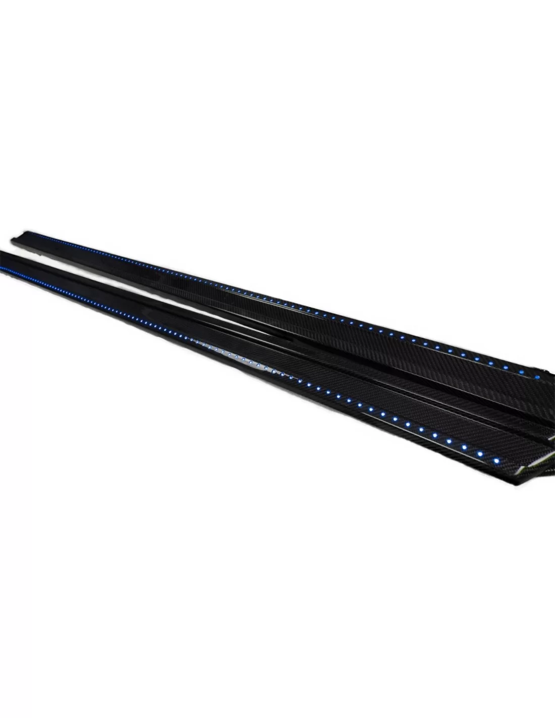 - Mercedes Benz - Modanature d'ingresso inferiori Mansory in fibra di carbonio con luci a LED per Mercedes-Benz Classe G W463 -  - Mercedes Benz - Modanature d'ingresso inferiori Mansory in fibra di carbonio con luci a LED per Mercedes-Benz Classe G W463 -
